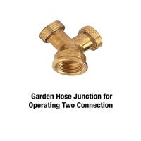 GARDENA 07155-20 Messing 2-voudige splitser 24,2 mm (3/4) binnendraad, 26,44 mm (3/4) buitendraad, 26,44 mm (3/4) buitendraad - thumbnail