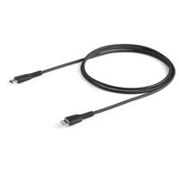 StarTech.com Premium USB-C naar Lightning Kabel 1m Zwart - USB Type C naar Lightning Charge & Sync Oplaadkabel met Aramide Vezels - Apple MFi Gecertificeerd - iPad Air iPhone 12 (RUSBCLTMM1MB) - thumbnail