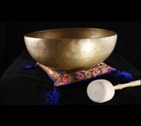 Handgemaakte Bronzen Klankschaal De-Wa, 300-600 gram - thumbnail