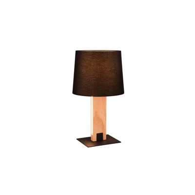 Trio TafellampRahul design zwart met hout - 547610232