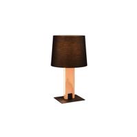 Trio TafellampRahul design zwart met hout - 547610232 - thumbnail