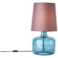 Brilliant TafellampHydra blauw met taupe - 94548/03 - thumbnail