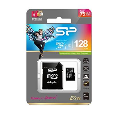 Silicon Power Micro SDHC Card Elite 128GB met Adapter
