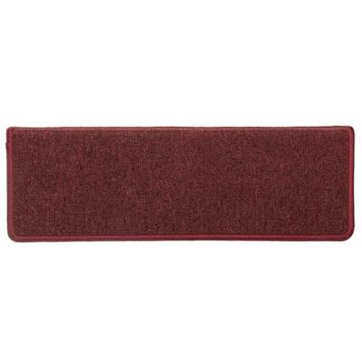 VidaXL Trapmatten 15 st 65x21x4 cm bordeaux rechthoekige rand - thumbnail