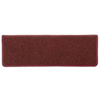 Trapmatten 15 st 65x21x4 cm Bordeaux Rechthoekige Rand - thumbnail