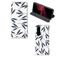 Sony Xperia 1 III Smart Cover Leaves Blue - thumbnail