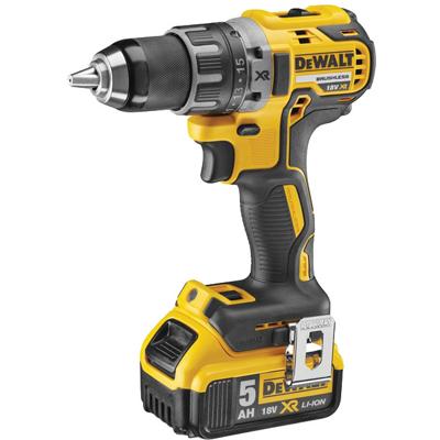 DEWALT DCD791P2-QW Boor-/Schroefmachine 18V XR - Inclusief 2x 5.0Ah Accu, Lader en Koffer