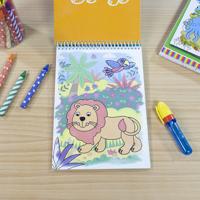 Galt waterkleurboek Safari junior 26 x 14 cm 2 delig - thumbnail