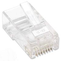 Intellinet Intellinet verpakking van 100 stuks Cat5e modulaire RJ45-stekker UTP 2-voudige klem voor gevlochten draad 100 stekkers per pot 790055 Krimpcontact - thumbnail