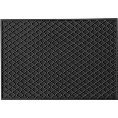 HP Autozubehör 16537 Voetenmat (universeel) Rubber (natuurlijk) (l x b x h) 530 x 370 x 10 mm Zwart