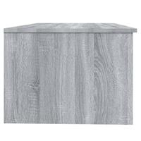 Salontafel 102x50x36 cm bewerkt hout grijs sonoma eikenkleurig - thumbnail