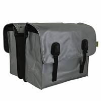 Dubbele Fietstas Classic Zilver - thumbnail