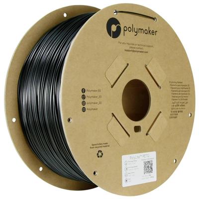 Polymaker PB01043 6938936707271 Filament PETG Hittebestendig, Hoge treksterkte 1.75 mm 3000 g Zwart PolyLite™ 1 stuk(s) Polymaker PB01043 6938936707271 Filament PETG Hittebestendig, Hoge treksterkte 1.75 mm 3000 g Zwart PolyLite™ 1 stuk(s)