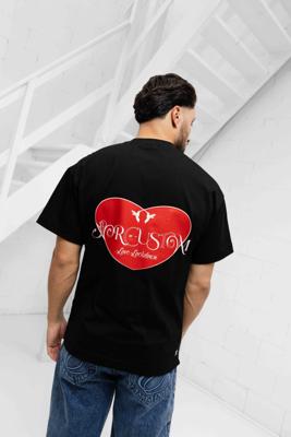 Jorcustom Lovelockdown Loose Fit T-Shirt Heren Zwart - Maat L - Kleur: Zwart | Soccerfanshop