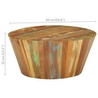 Salontafel 65x31 cm massief gerecycled hout - thumbnail