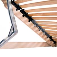 Lamelbodem Bruin 90 x 190 cm Massief beukenhout - thumbnail