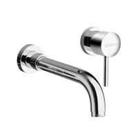 Wastafelmengkraan Inbouw Sapho Rhapsody 1-hendel Uitloop Gebogen 21 cm Chroom Sapho - thumbnail