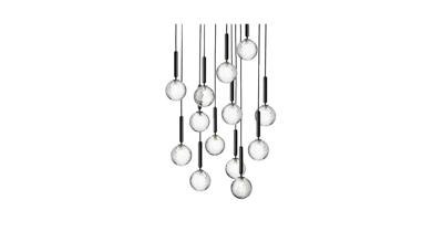 Nuura Miira 13 Hanglamp - Grijs - Transparant