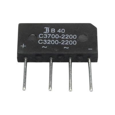 Diotec B250C3700A Bruggelijkrichter SIL-4 600 V 3.7 A Eenfasig