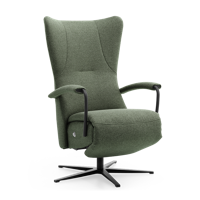 Relaxstoel C-101 Groen Stof - thumbnail