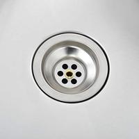 Gootsteen met afvoer handgemaakt roestvrij staal - thumbnail