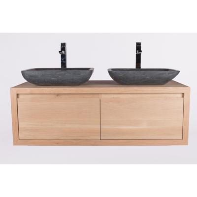 Badkamermeubel Casajoy City 120x50x40cm Eiken Badkamermeubel Casajoy City 120x50x40cm Eiken