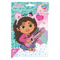 Creative Craft Group Diamond painting kaarten & enveloppen gabby&apos;s poppenhuis - thumbnail