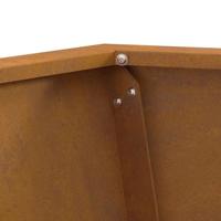 VidaXL Vuurkorf bruin 50 x 50 x 40 cm cortenstaal - thumbnail