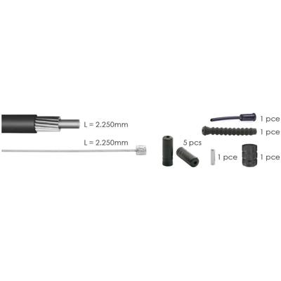Elvedes schakelkabelkit univ. zwart 2021040