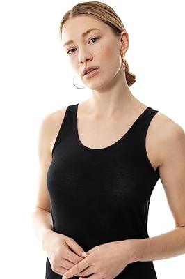 Dames wol-zijde hemd - Exquisite - Warm wollen onderhemd vrouwen - Brede bandjes