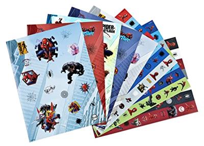Undercover Sticker fun marvel spiderman, 8 vellen
