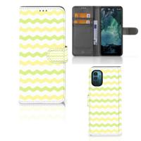 Nokia G11 | G21 | Telefoon Hoesje | Waves Yellow - thumbnail