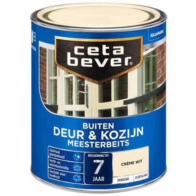 Cetabever Meesterbeits Deur en Kozijn Dekkend Zijdeglans - Creme Wit