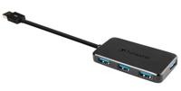 Transcend TS-HUB2K TS-HUB2K USB-hub 4 poorten USB-A USB 3.1 Gen1 5 GBit/s Zwart - thumbnail