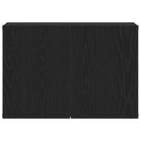 Tv-meubel 60x30x41 cm bewerkt hout zwart eikenkleurig - thumbnail