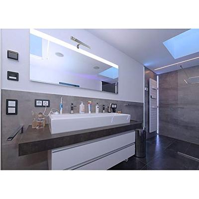 Deko Light Spiegel Line II Spiegellamp LED LED vast ingebouwd 12 W Energielabel: G (A - G) Warmwit Zilver Deko Light Spiegel Line II Spiegellamp LED LED vast ingebouwd 12 W Energielabel: G (A - G) Warmwit Zilver