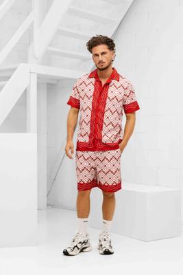 Project X Paris Chemise Fluide Zomerset Heren Rood - Maat XL - Kleur: Rood | Soccerfanshop Project X Paris Chemise Fluide Zomerset Heren Rood - Maat XL - Kleur: Rood | Soccerfanshop