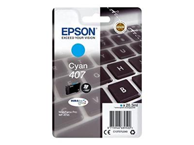 Inktcartridge epson 407 t07u240 blauw Inktcartridge epson 407 t07u240 blauw
