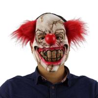 Halloween Festival partij Latex kale Clown bang masker - thumbnail