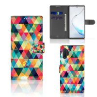 Samsung Galaxy Note 10 Plus Telefoon Hoesje Geruit - thumbnail