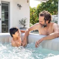 Intex opblaasbare spa | 4-persoons chevron deluxe - thumbnail