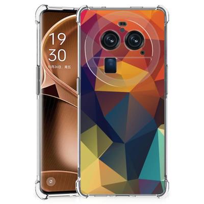 OPPO Find X6 Pro Shockproof Case Polygon Color OPPO Find X6 Pro Shockproof Case Polygon Color
