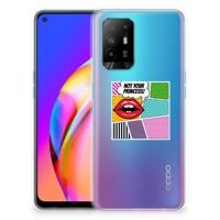 OPPO A94 5G | Reno5 Z | Sillicone Back Cover | Popart Princess - thumbnail