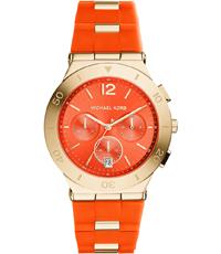 Horlogeband Michael Kors MK6172 Kunststof/Plastic Oranje 22mm Horlogeband Michael Kors MK6172 Kunststof/Plastic Oranje 22mm