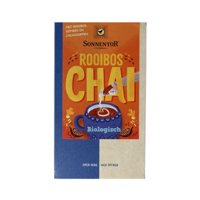 Rooibos chai thee bio 18 Zakjes Rooibos chai thee bio 18 Zakjes