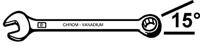 Connex Steek-Ringsleutel 17Mm Cv/15Gr - COX539017 - thumbnail