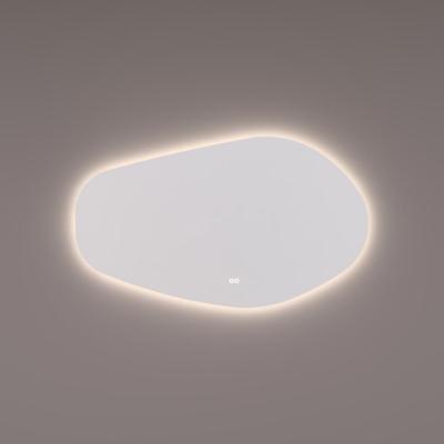 HIPP Design spiegel Organisch 140x75 cm - Indirecte LED Rondom + Spiegelverwarming + Kleurenwissel + Touch Dimmer