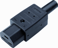 Martin Kaiser 764/sw/C Apparaatstekker (heet) 764 Bus, recht Totaal aantal polen: 2 + PE 16 A Zwart 1 stuk(s) - thumbnail