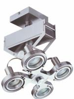 Artdelight Led opbouwspotKoln4 verstelbaar - PL KOLN4 ALU LED - thumbnail