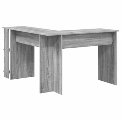 Hoekbureau Grijs Sonoma 140 x 113,5 x 75 cm Bewerkt hout